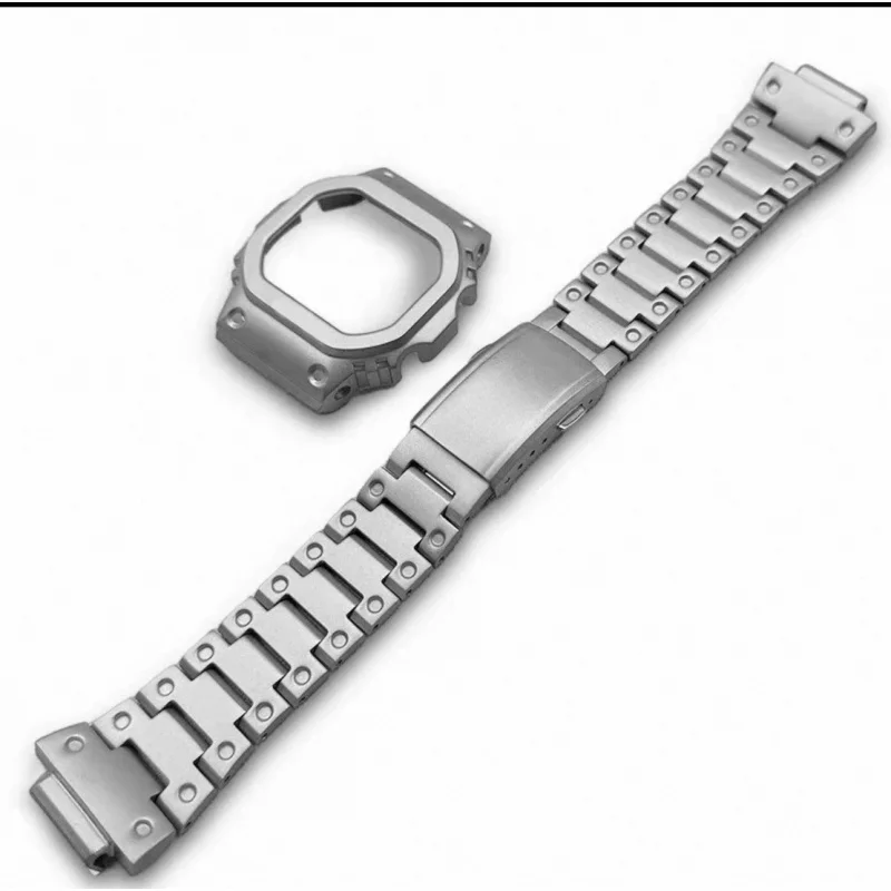 Титановый безель для Casio G-Shock, кастомные детали DW5600 5610 GW-M5610 GW5000 G5600E, ремешок для часов, камуфляжный корпус, мод с инструментами