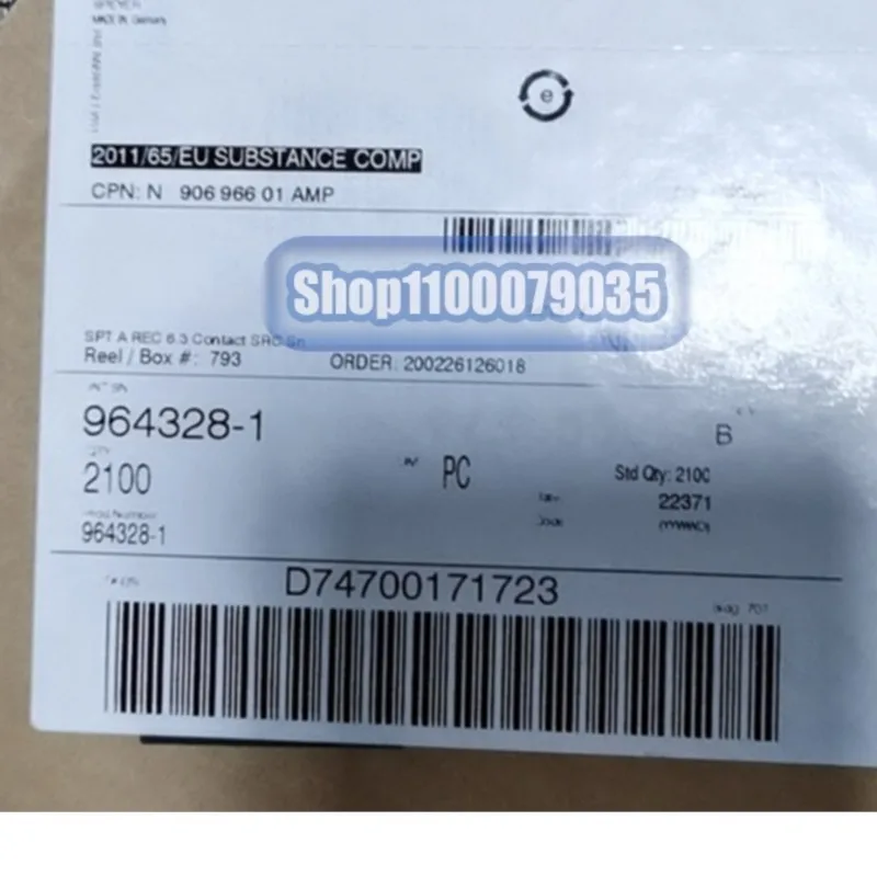 100 pz/lotto 964274-3 964328-1 HCTM12104 HCTM21504 MG610327-5 MG633145 MG640322-5 connettore nuovo originale