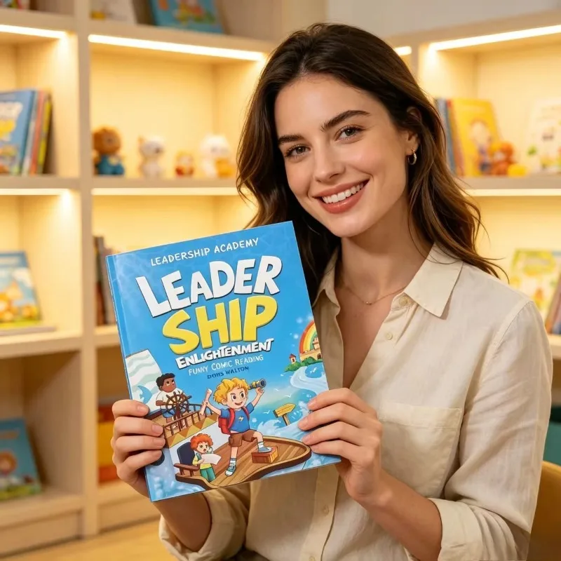 Leadership Enlightenment Comic Book Ability Training of Children's English Education Story Book in Leadership College Books Book