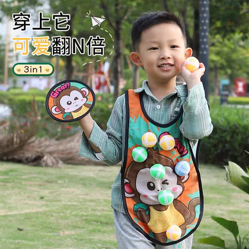 Palla da pasta per bambini Giocattoli da esterno, Giochi di Dodgeball per la scuola materna, Gilet da interno Integrazione sensoriale Allenamento sportivo genitore-figlio