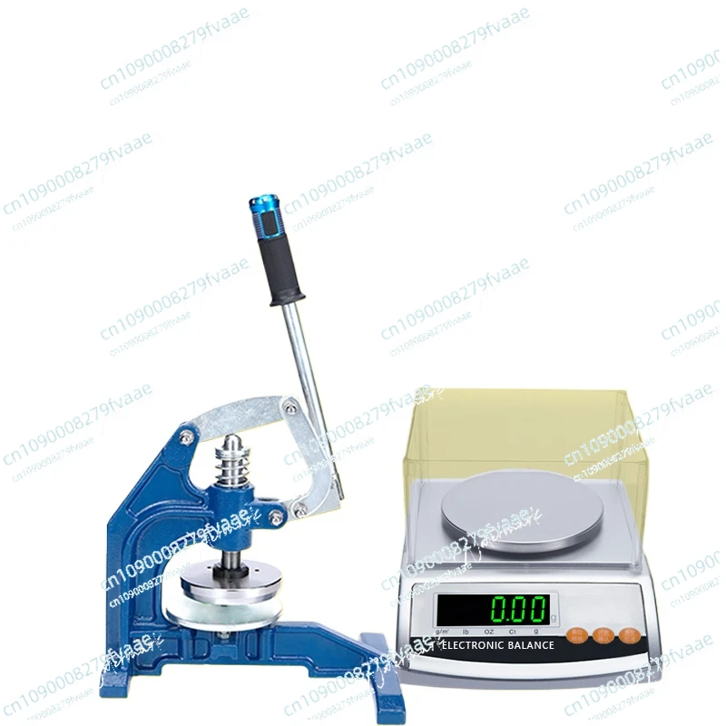 Hand-pressed sampler Textile fabric Paper quantitative sampling Blade gram weight instrument Machine Circular dial pad