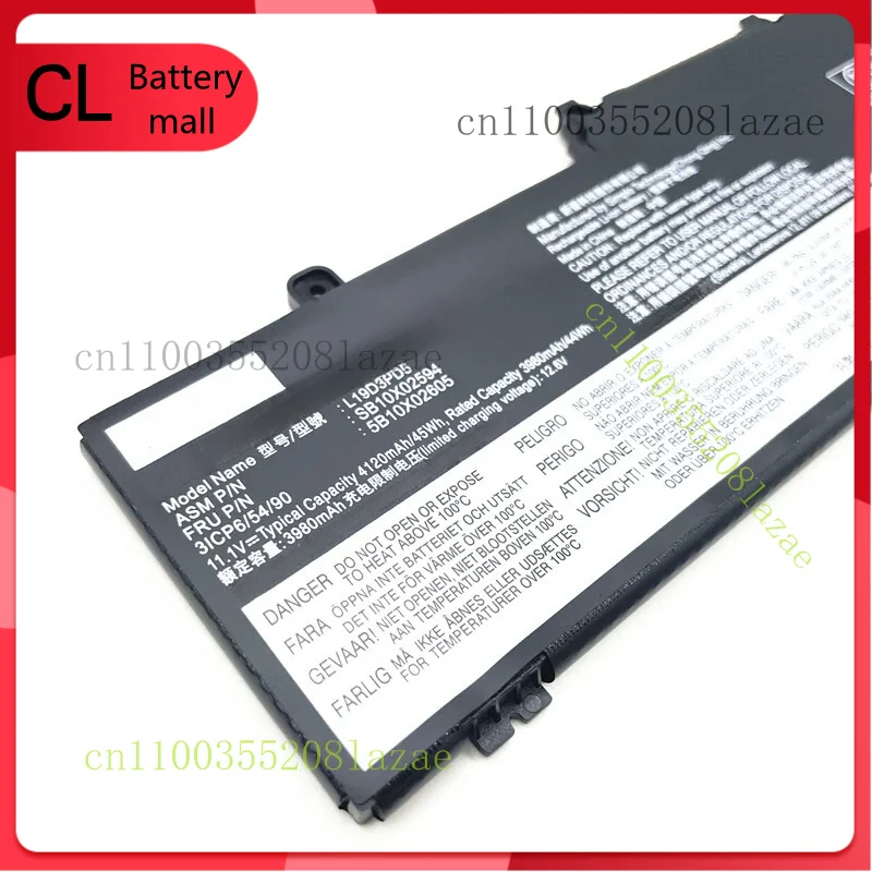 

Аккумулятор L19M3PD5 для Lenovo ThinkPad E14 E15 Gen 2 Gen 3 L19C3PD5 20T6 20T8 45 Втч