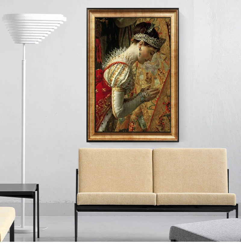 

Vintage Canvas Prints 《 Lamentation》Famous Oil Painting Classic Wall Art Artwork Decorative Picture for Room Home Décor