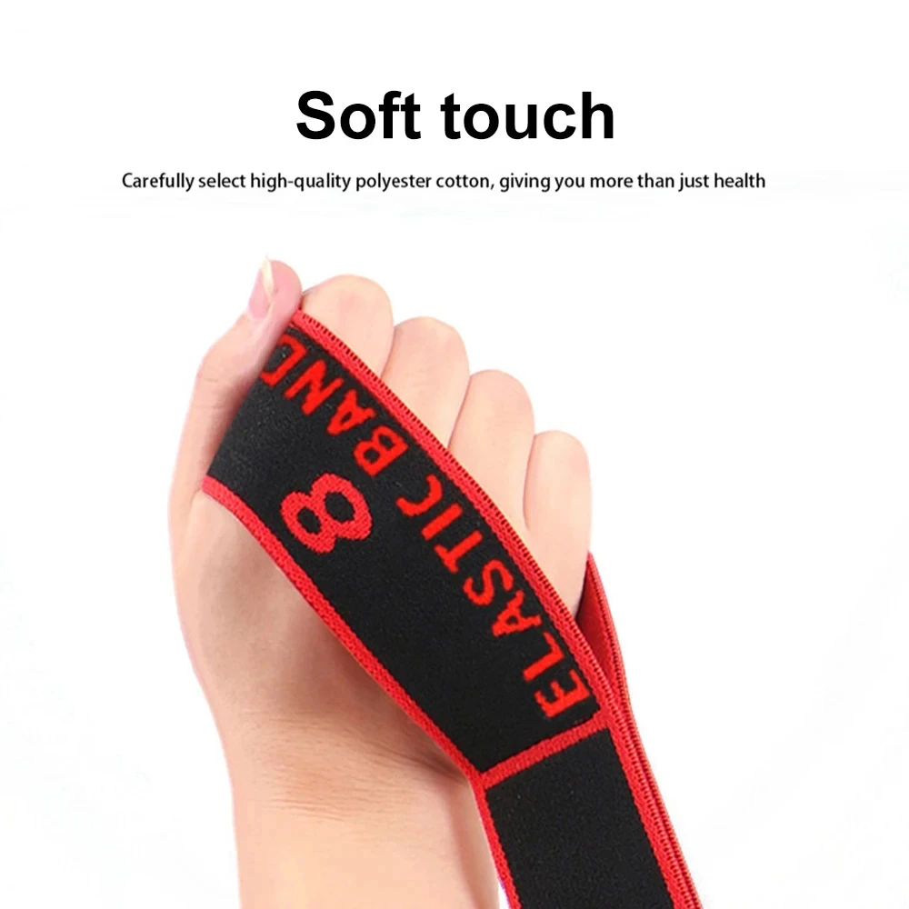 8-teiliger Stil für Tanz, Yoga, Dehnungsgürtel, Pilates, Fitness, Spannung, digitale Elastizität, lateinamerikanisches elastisches Stretch-Widerstandsband – Detail 6