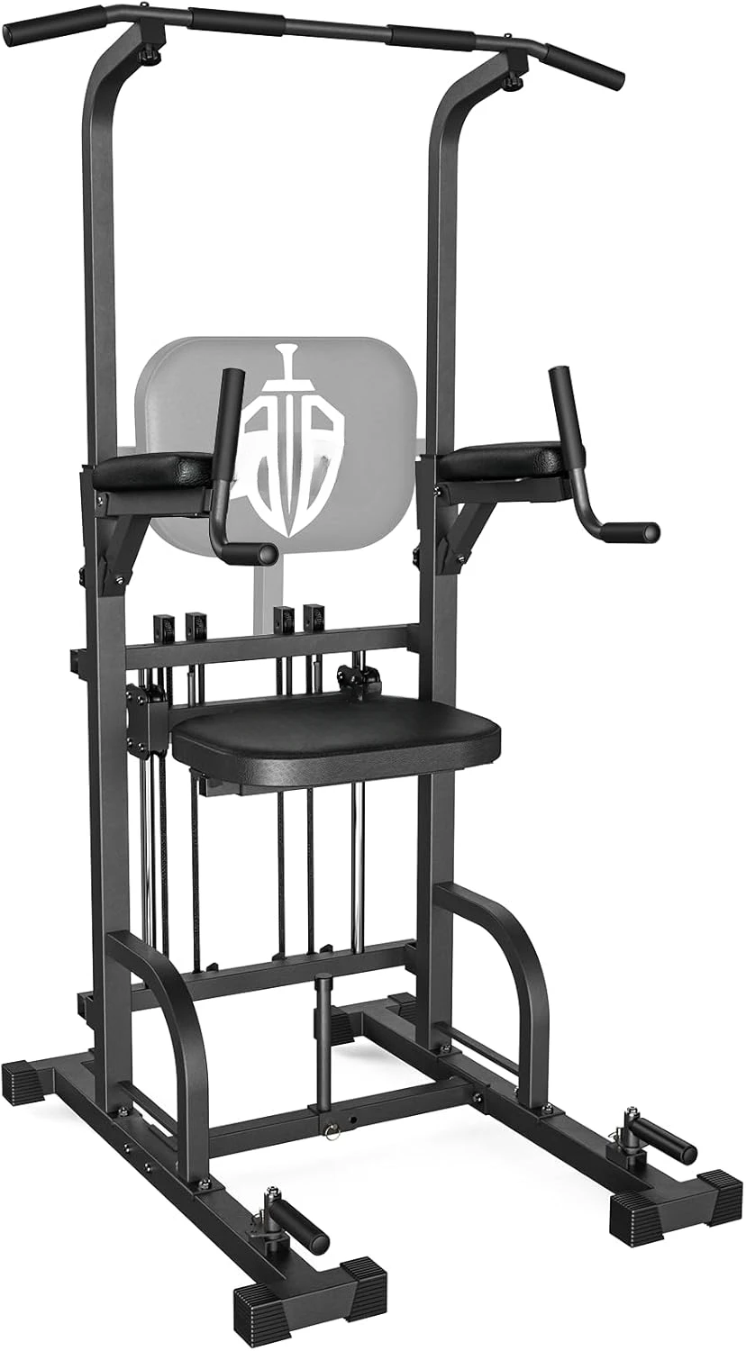 Power Tower Pull Up Dip Station Assistive Trainer Multi-Function Home Gym Strength Training Fitness Equipment