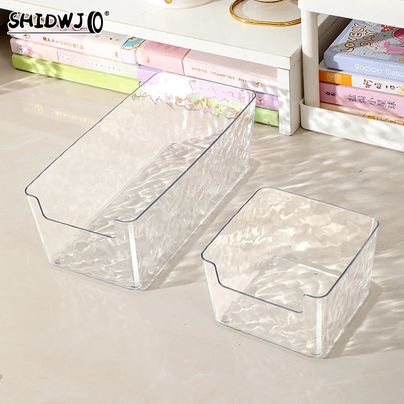 1pc Desktop Phone Case Storage Box Tv Remote Control Cosmetics False Eyelash Organizer Multi-Function Household Note Storage Box