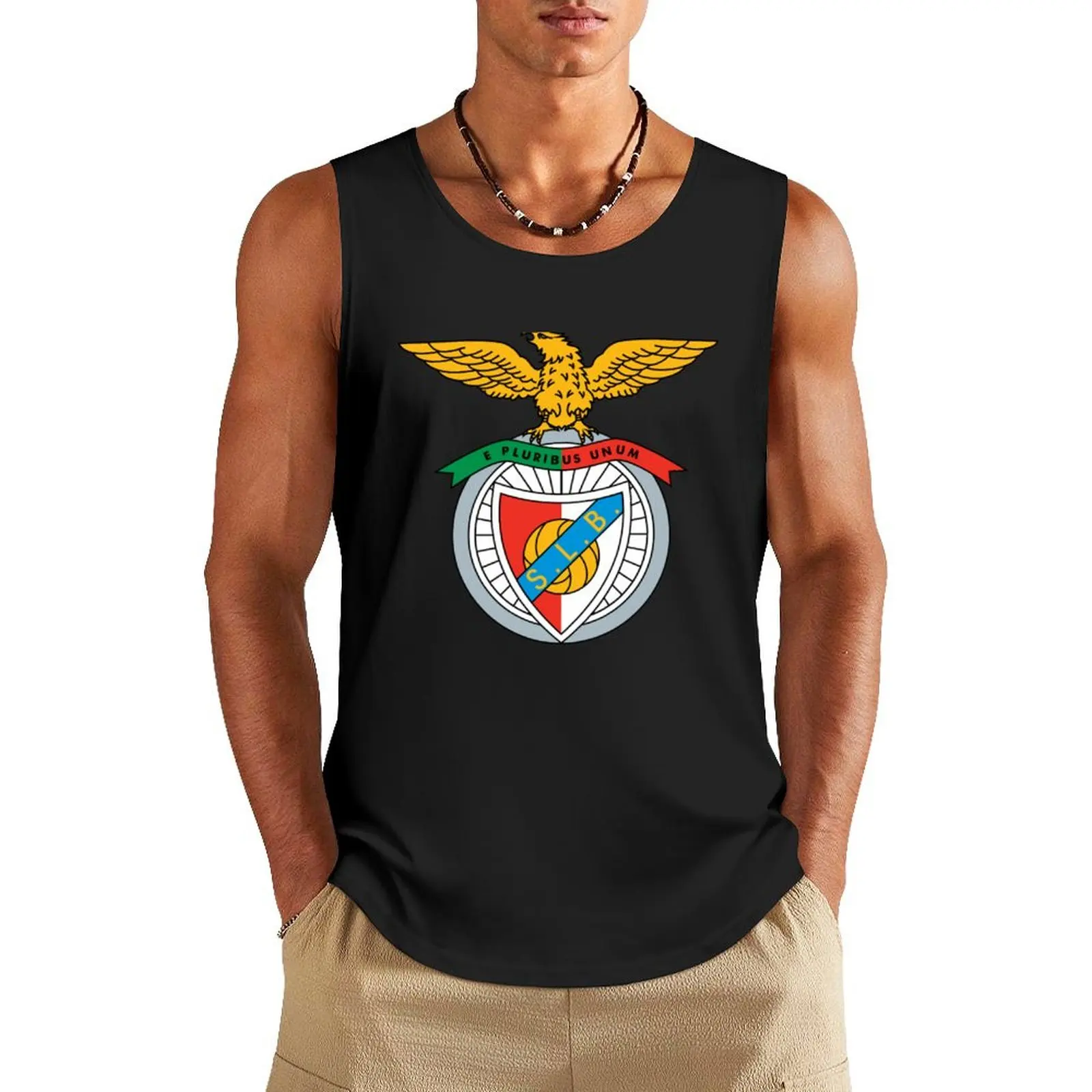 

Benfica Tank Top new in tops & t-shirt anime top Men's gym t-shirt bodybuilding man