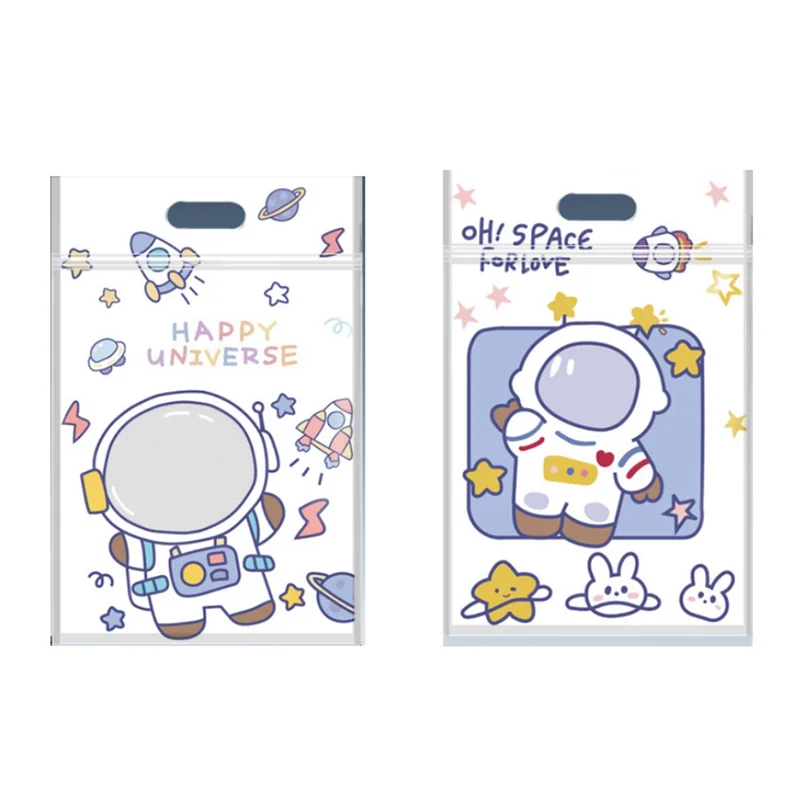 

50 Cute Astronaut Party Decoration Travel Theme Zipper Closure Bag Food Birthday Candy Bag Wedding Party