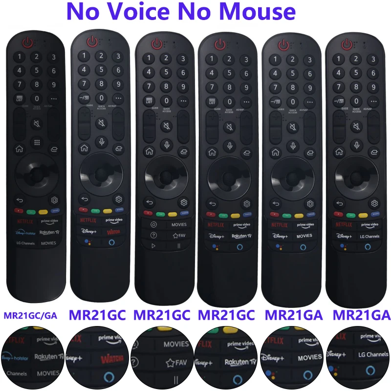 MR21GA MR21GC New Magic Remote Control for L Smart TV AKB76036509 43NANO75 55UP75006LF OLED55A1RLA GA-21BA Controller No Voice