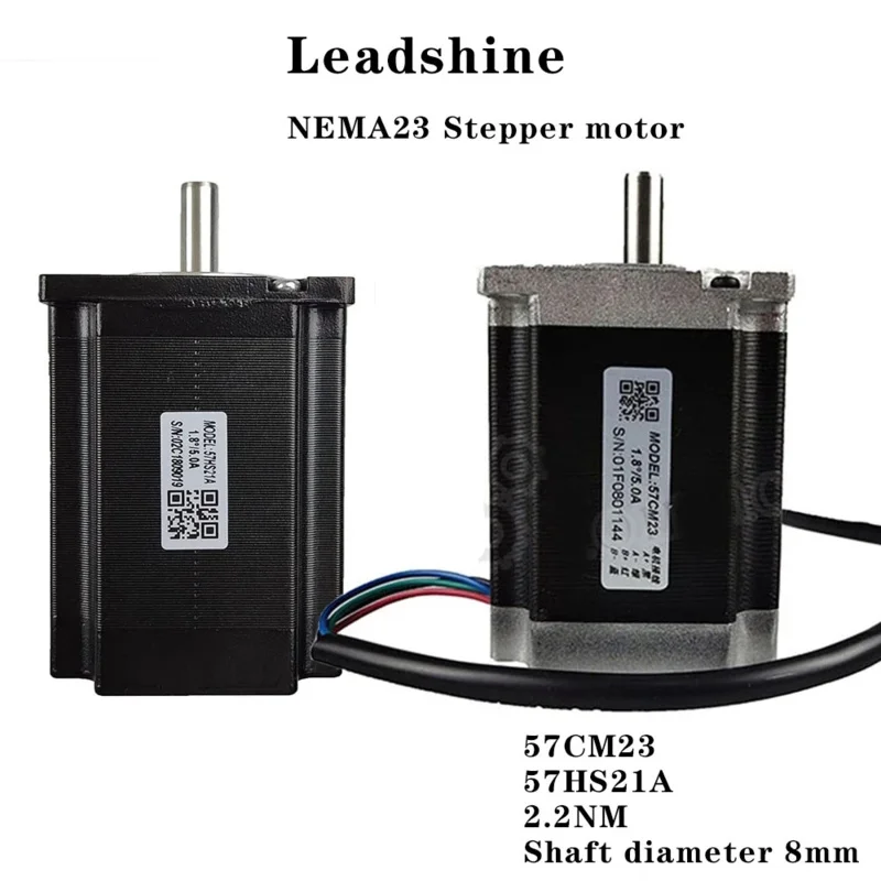 Leadshine Nema23 57CM23 57HS21A 2 Phase 2.2 5A Stepper Motor For 3D Printer CNC Engraving And Milling Machine