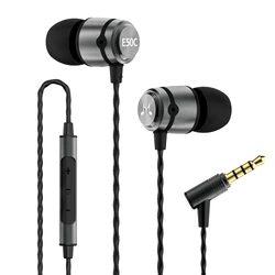 SoundMAGIC E50C Wired Earbuds with Microphone in Ear Monitor HiFi Earphones Good Noise Isolating Headphones Comfortable Fit