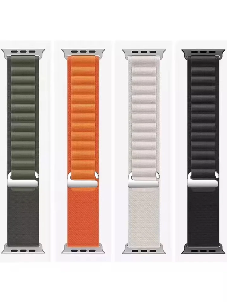 الأشرطة لساعة أبل الترا 2 الفرقة 49 مللي متر 46 مللي متر 45 مللي متر 44 مللي متر 40 41 42 مللي متر جبال الألب سوار كوريا iWatch سلسلة 10 9 8 7 6 SE 5 4 2026