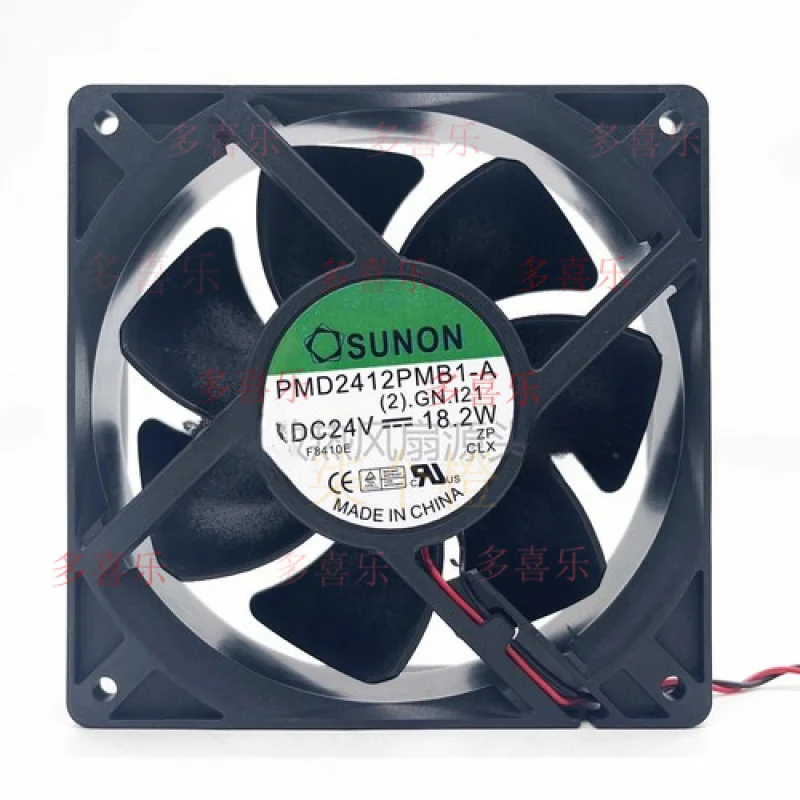 WW   FOR SUNON PMD2412PMB1-A(2).GN.121 DC24V 18.2W 2-Wire Cooling Fan