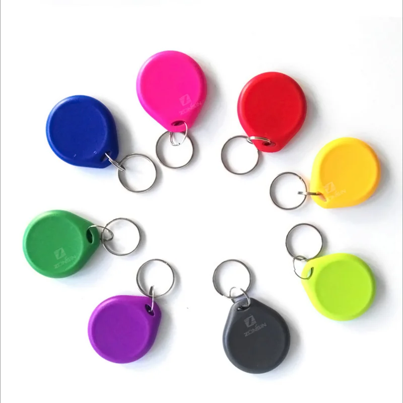 5 Stuks Id Rfid Tag Keyfob Voor Mif 1K S50 13.56Mhz Beschrijfbare Blok 0 Hf Iso14443a Gebruikt Om Kaarten Te Kopiëren