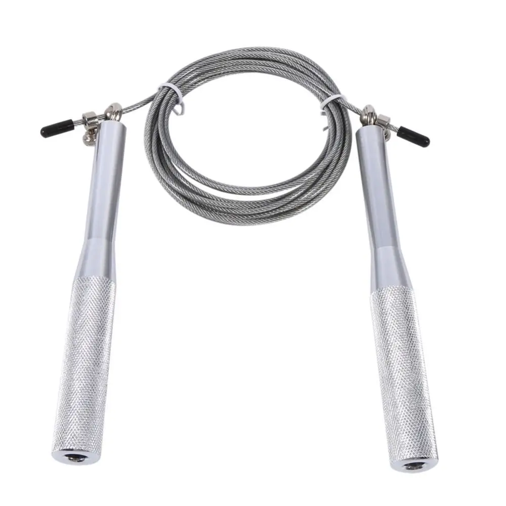 Aluminium Alloy Jump Rope Nonslip Handle 360 Degree Spin Adjustable Jump Rope Steel Wire Fitness Jump Rope Home Exercise