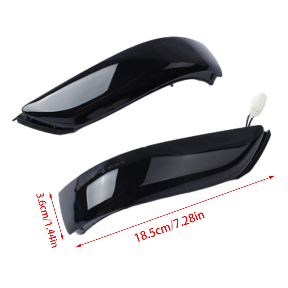 2 قطعة سيارة ديناميكية LED إشارة أضواء مرآة جانبية مصابيح كهرمانية متتابعة 34300-SJA-G02 لهوندا أكورد CP1/CP2/CP3 ، أكورا RL KB1/2