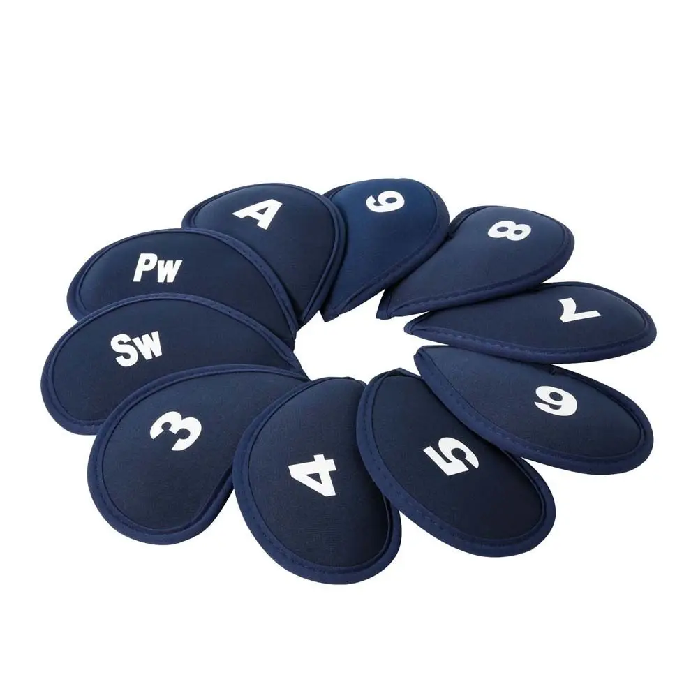Iron Wedge Protector Golf Iron Covers Set Protective Golf Head Cover Golf Club Protector Golf Iron Headcover Iron Pole Cover