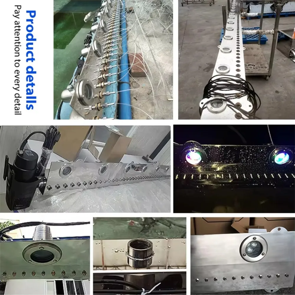 Commercial Garden Decorative Water Feature Water Waterfall Rain Curtain Fountain