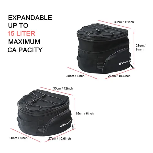 Imagen 2 del producto Bolsas traseras universales para motocicletas, equipaje para YAMAHA MT 07 MT09, Honda Africa Twin CRF1000L NC700 para Kawasaki Z900