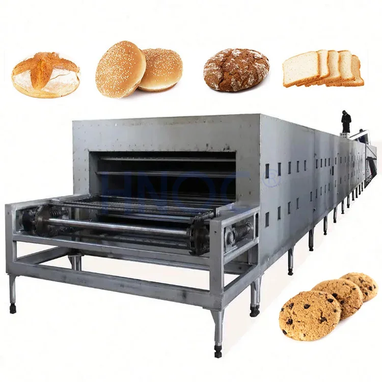 Industrial Bakery Equipment Pita Bread  Electric Cookie Biscuit Bread Baking Tunnel Oven
