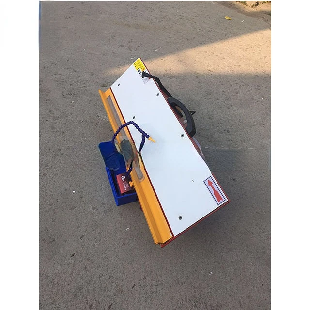 Small ceramic tile cutter marble edge cutting slotting machine portable 45 degree opposite edge chamfering machine