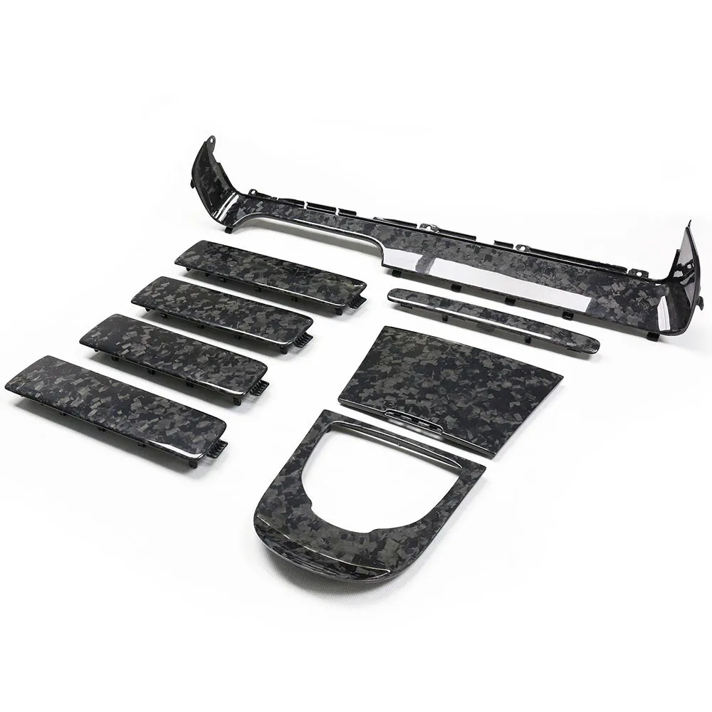 

Forged Dry Carbon Fiber Interior Trim for Mercedes-Benz W464 G Class AMG G63 Carbon Door Panel Dashboard Trim Replacement 8 PCS
