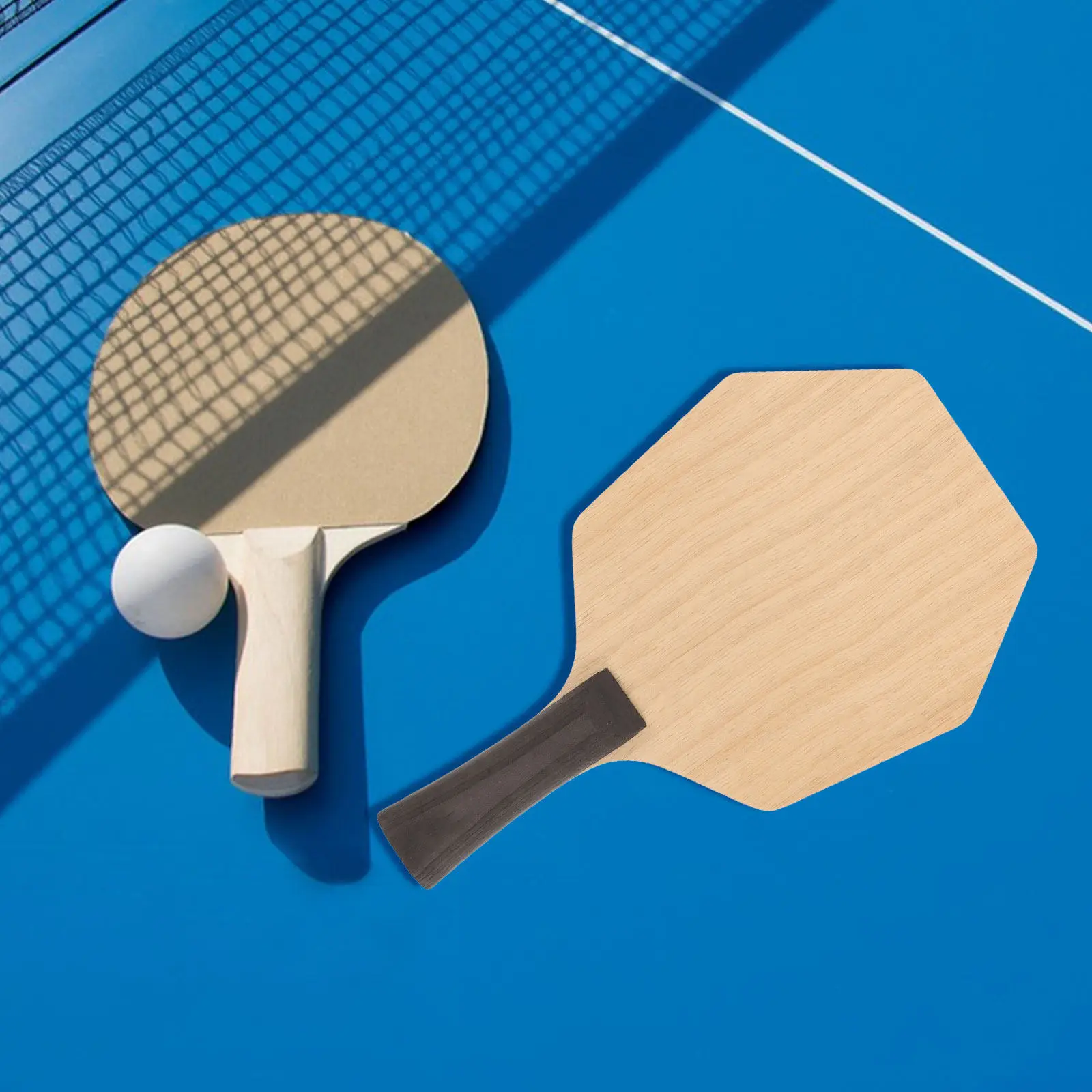 

Теннисная ракетка Hexagon, деревянная, 5-слойная конструкция, для тренировок, матчей, спортивных игр, для использования на открытом воздухе