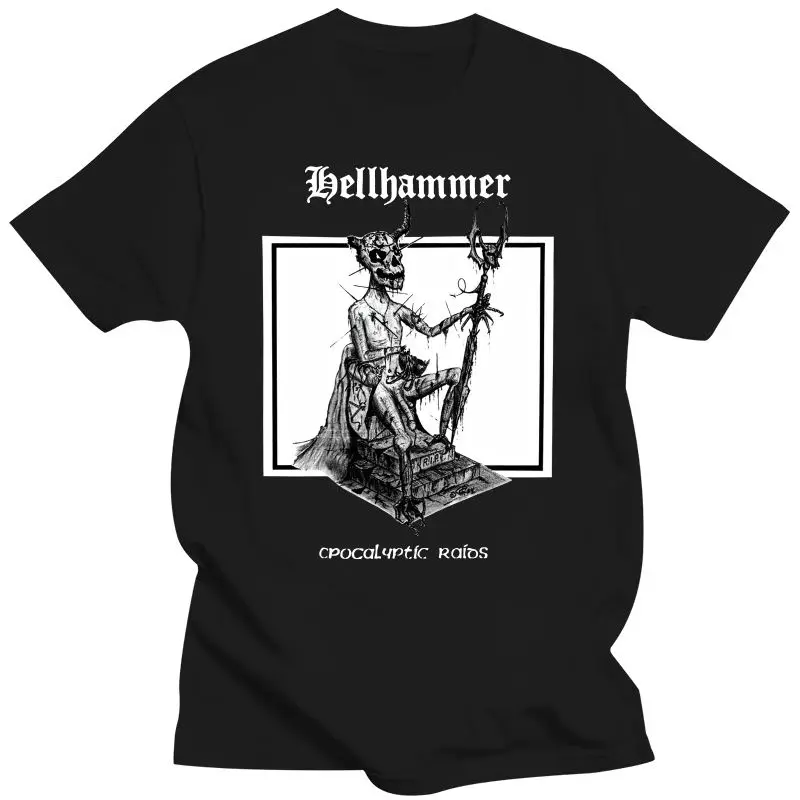 New Hellhammer t shirt black metal band