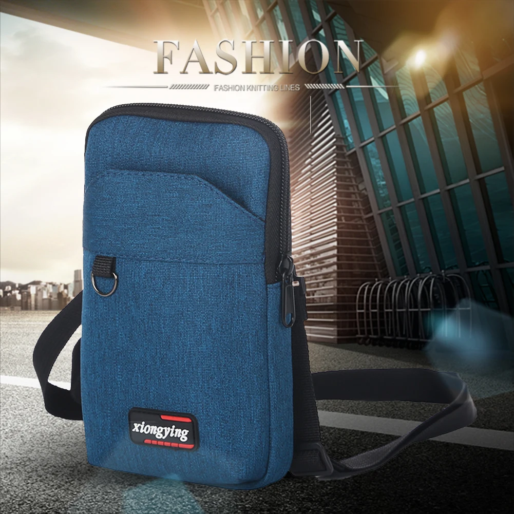 Men Canvas Messenger Bag Vintage Casual Shopper Bag Single Shoulder Strap Rectangle Bag Large Capacity for Daily Use