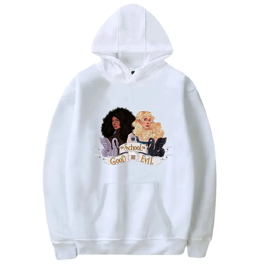 Good and evil school sweater for men and women, long sleeve sweater, Harajuku streetwear, casual style clothing