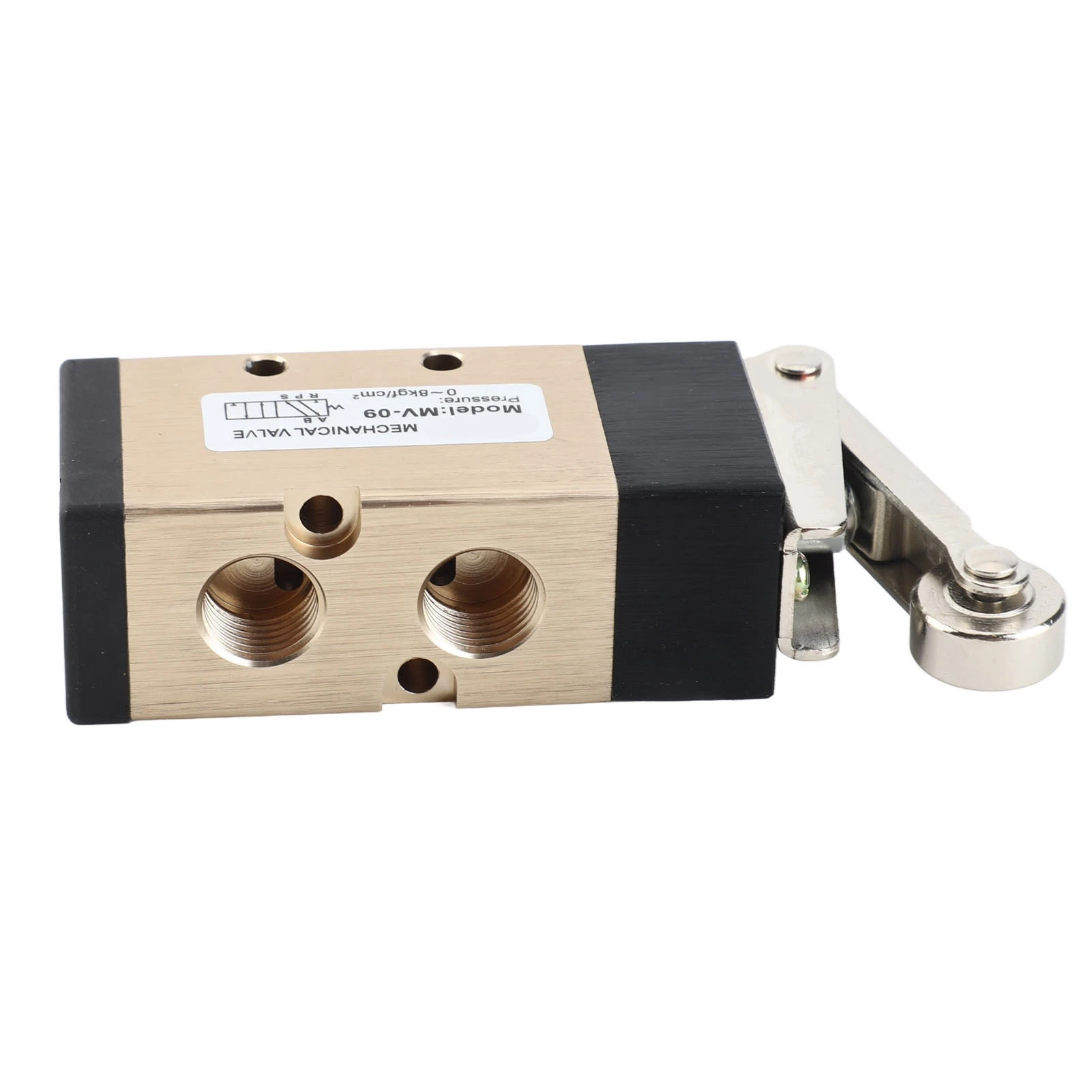 MV-09 صمام عكسي هوائي 2 موضع 5 طريقة رافعة دوارة صمام ميكانيكي هوائي 1/4in PT #6