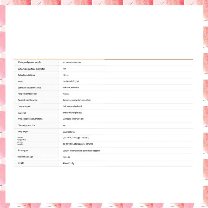 JAJA Switch Sensor PRD18 12Mm Diameter DC12-24V 12Mm Diameter IP20 Switch Sensor PRD18 14DN2