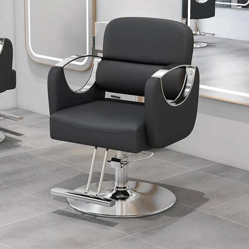 fashion light luxury barber chair modern simple multidunction hairdressing chair aesthetic ergonomic poltrona barbiere furniture