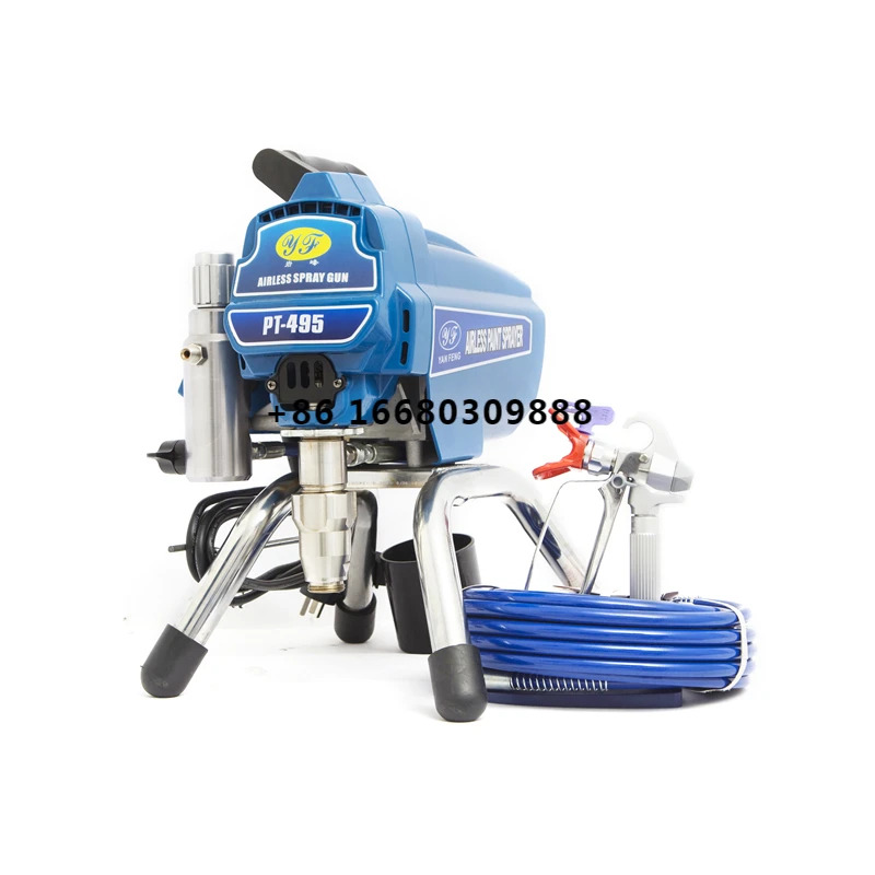 Wall painting machine PT-495 easy to install 110V airless paint sprayer