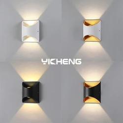 LED Wall Lamp 10W Aluminum Modern Nordic Outdoor Wall Sconce Lamp Indoor Wall Light For Living Room Bedroom BedsideDecor 85-265V