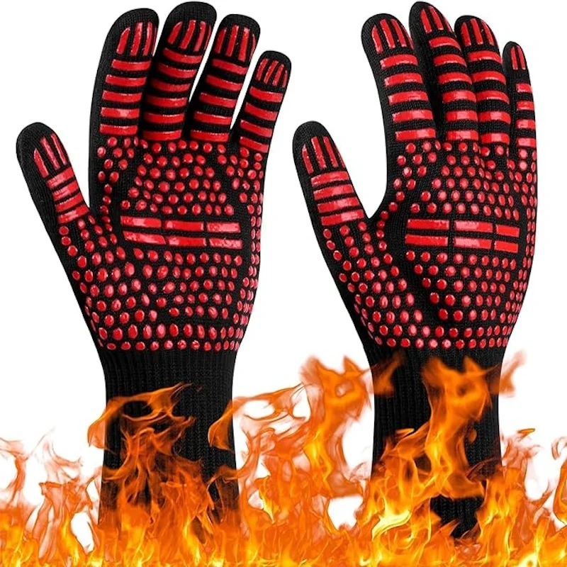 fireproof gloves for campfire bbq gloves
