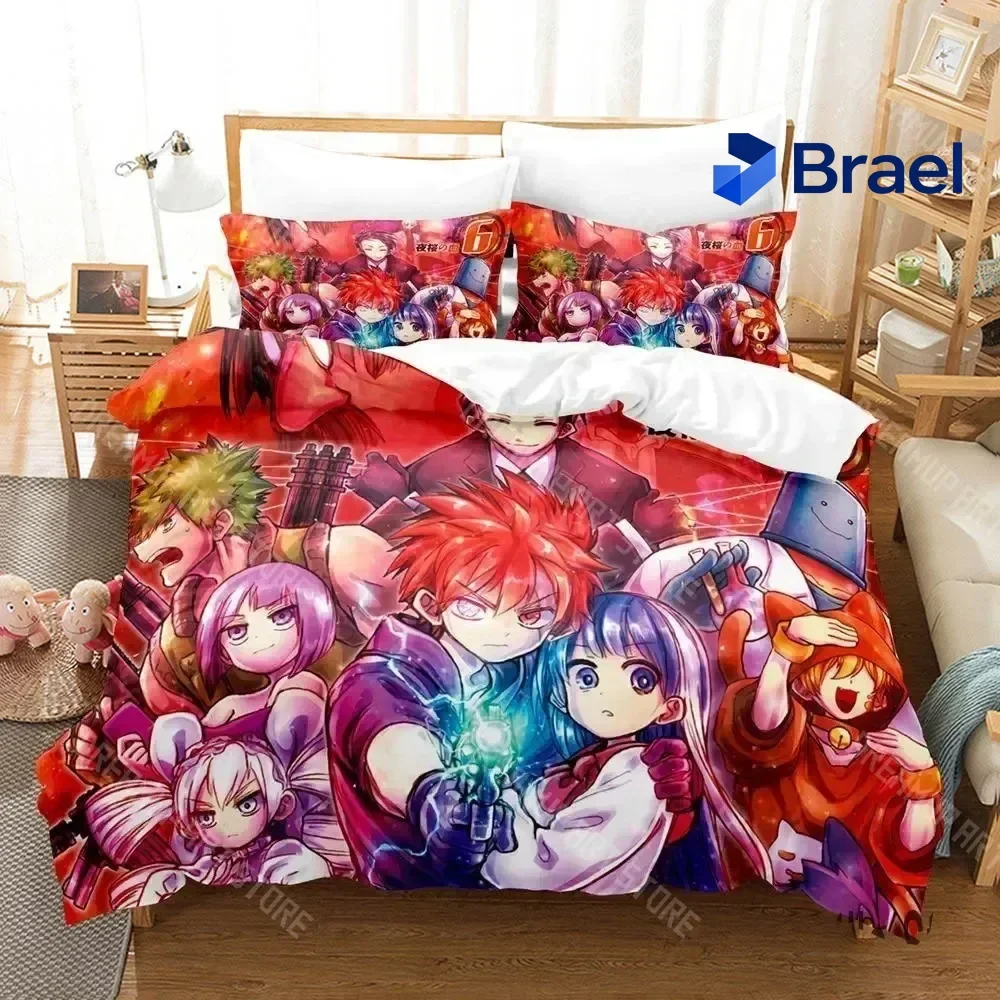 Exquisite 3D Print Anime Mission Yozakura Family Bedding Set Boys Girls Twin Queen King Size Duvet Cover Pillowcase Bed Boys Adu