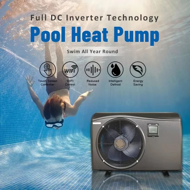 Air Source Heat Pump for Swimming Pool & Spa Hot Water Heating/Cooling High Efficiency Eco-Friendly Tankless System