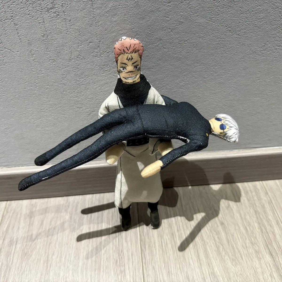 Image of Jujutsu Kaisen Puppe Ryomen Sukuna Gojo Satoru Kreativität Abstrakte Modellierung mit integriertem Drahtskelett, platzierbare Modellierpuppe, Geschenke