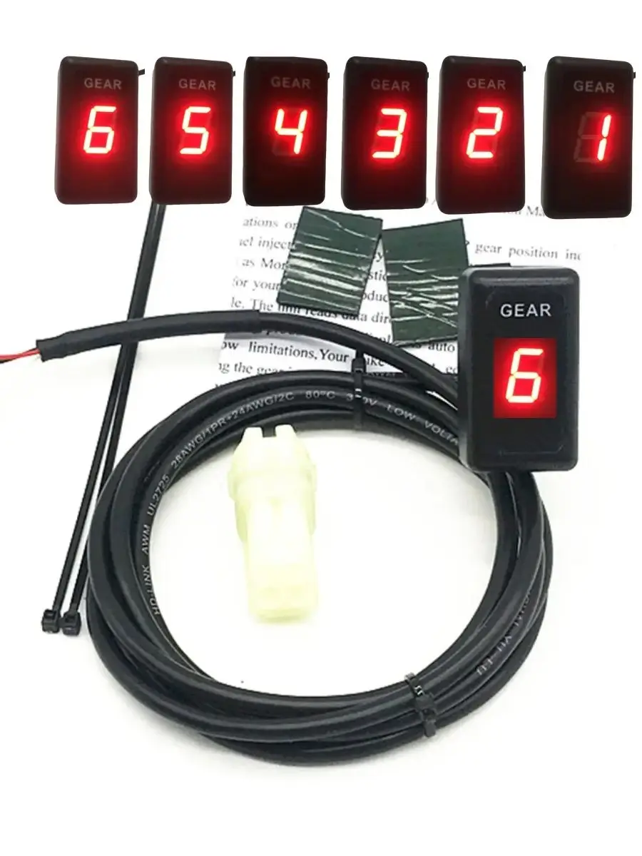 

Gear Indicator For Honda CB400SF CB500F CB500X CB500 X F CB 500 X F CB600F CB650F CBR1000RR CBR 1000 RR Gear Display