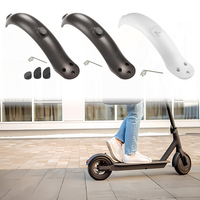 For Xiaomi For M365 1S Electric Scooter Splash Guard With Hook Screws Plastic White Black Scooter Replacement Parts