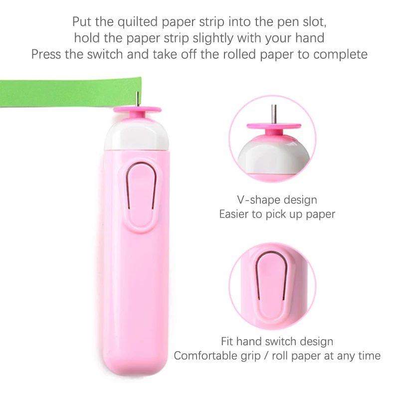 اوريغامي ورقة اللف أداة الكهربائية اللف القلم لتقوم بها بنفسك اليدوية لفة ورقة مشقوق إبرة أداة ورقة كرافت ورقة اللف القلم 1 قطعة