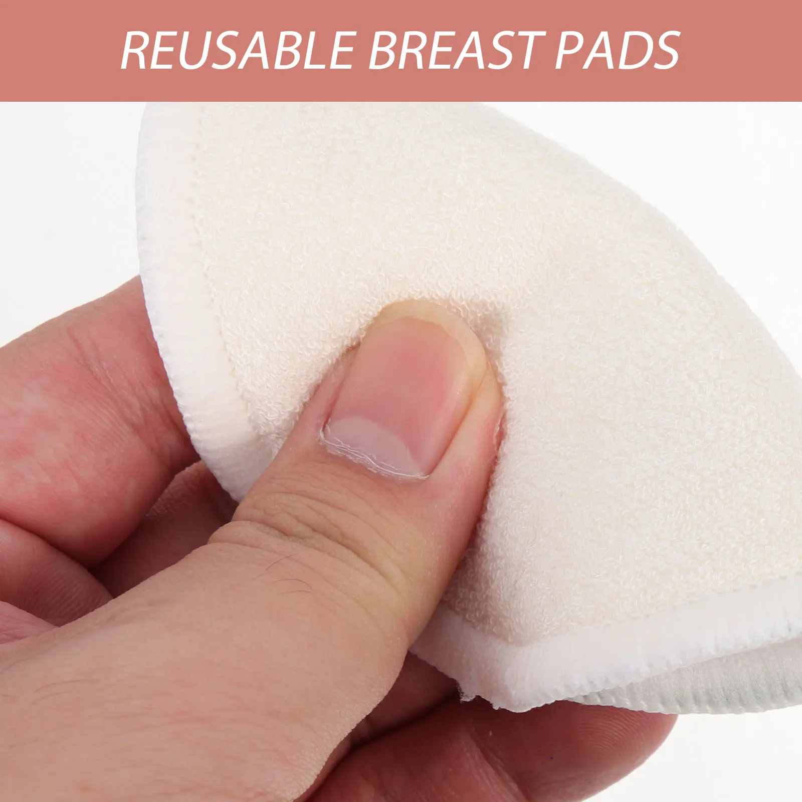

1Set Durable Breast Pads Reusable Washable Feeding Cushions Comfortable Leak Proof Breastfeeding Pads Breast Cushions
