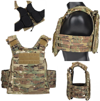 AVS MBAV Tactical Airsoft Vest Plate Carrier Set Adaptive Modular Quick Release Comfortable MOLLE Training Hunting Vest 