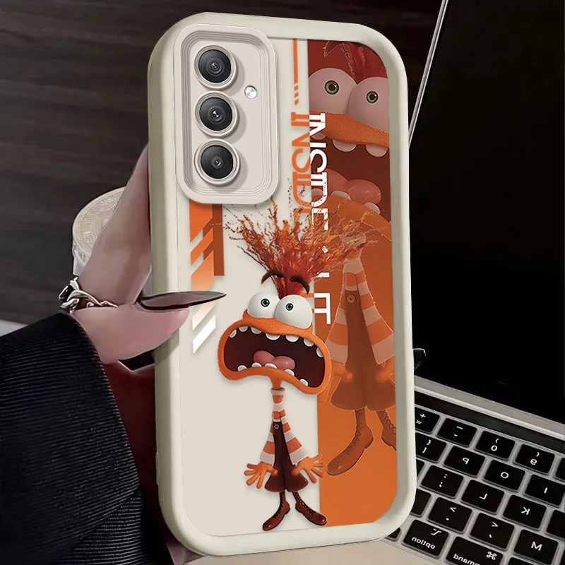 Disney dentro para fora 2 capa de silicone macio para samsung galaxy s25 s24 s23 ultra s22 s21 plus fe 5g a54 a34 a14 a73 a53 a33 5g capa