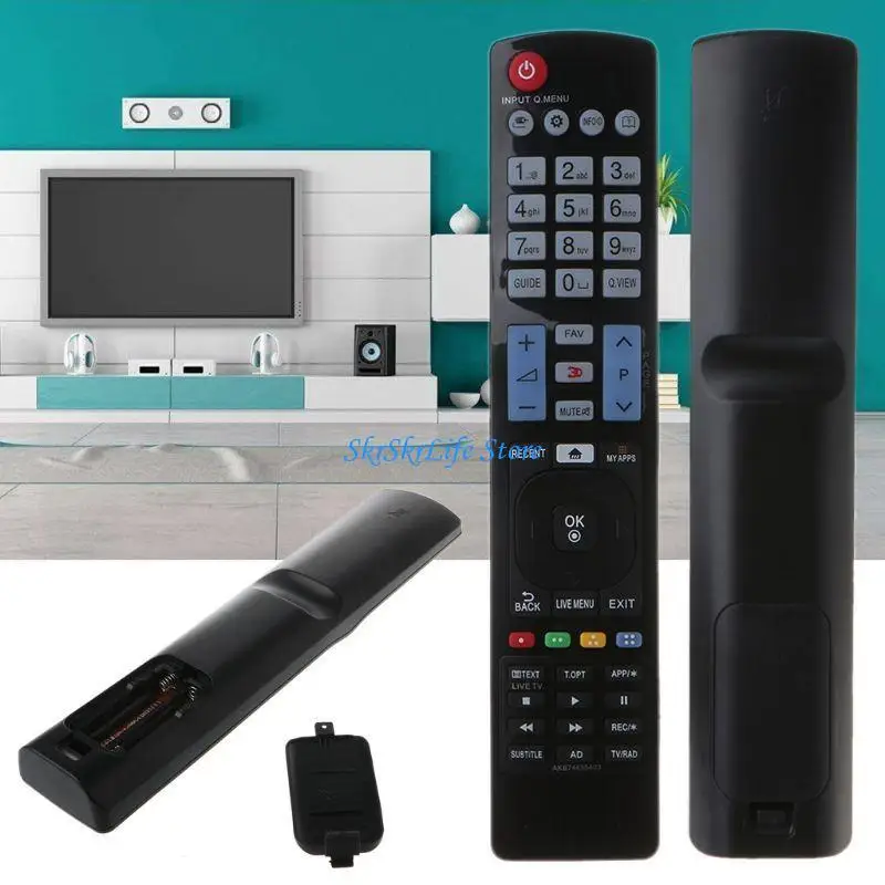 Substituição controle remoto multifuncional E65E para controle remoto AKB74455403