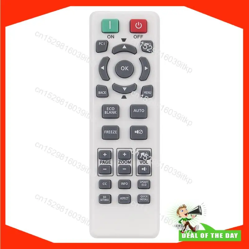 August 1 Pcs RS7286 Replace Remote Control For BENQ Projector TH682ST TH681 TH535 TH530 MS527 MS524 HT1075 HT2150ST
