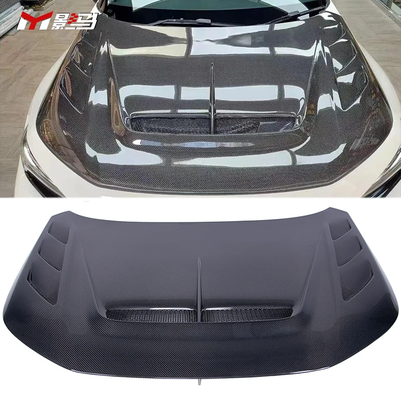 Vs estilo novo capô frontal ventilado de fibra de carbono para Honda para motor de escotilha Civic Type R FL5