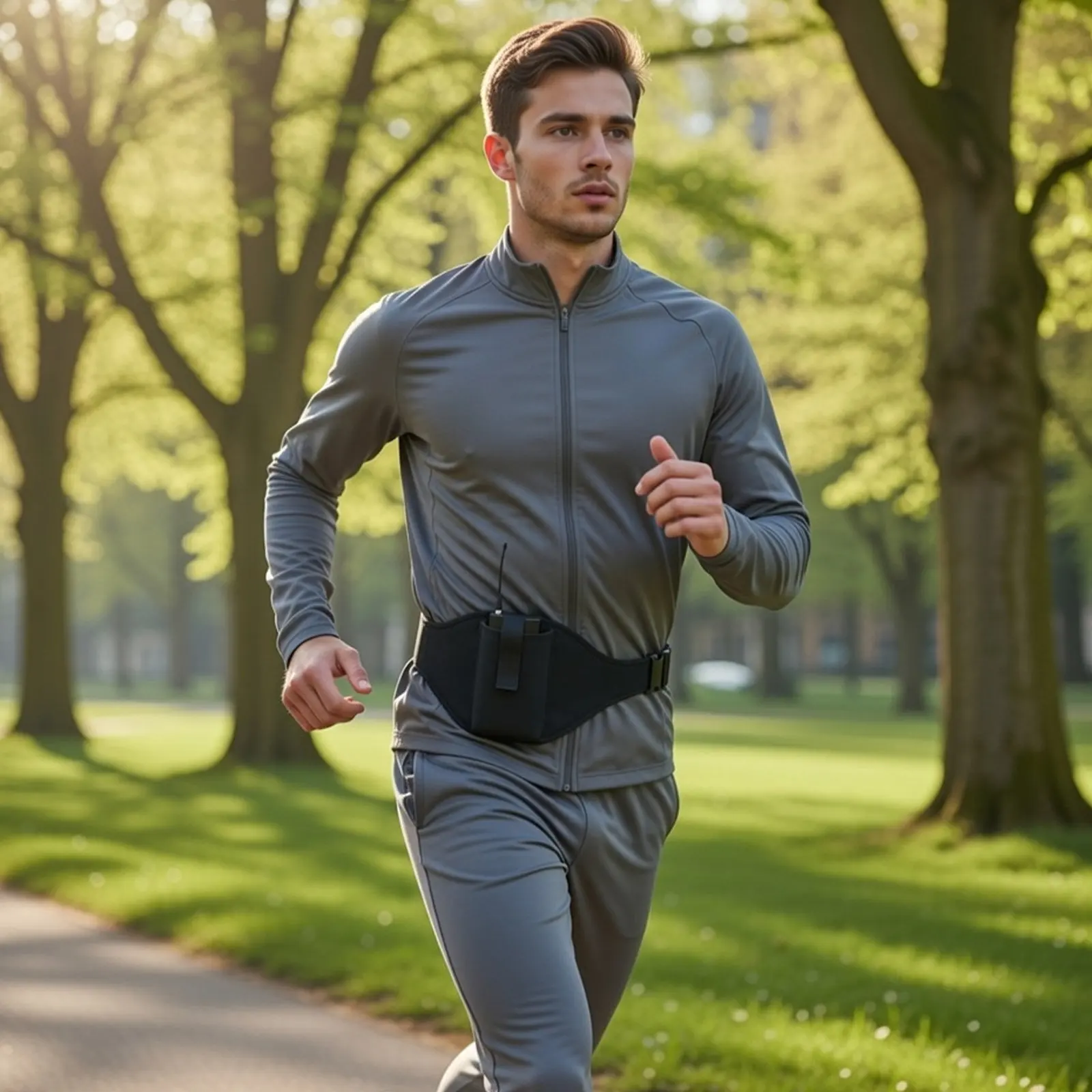 

Mic Belt Fitness Waist Pack Adjustable Neoprene Running Fanny Pack Microphone Carrier Bag Phone Holder Storage Belt Trainer