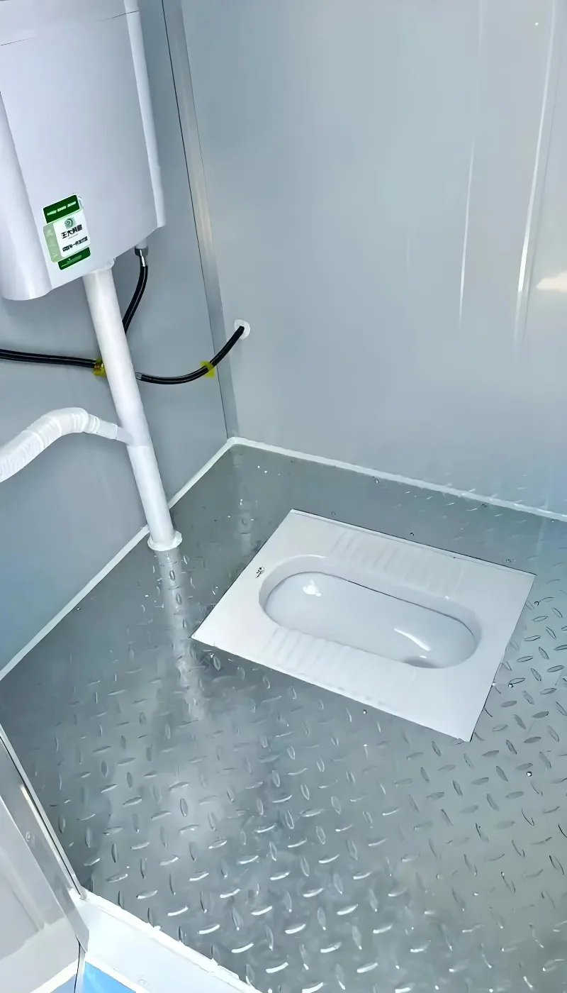 

Standard Portable Mobile Toilet for Construction Site and Outdoor Events with Hand Sanitizer